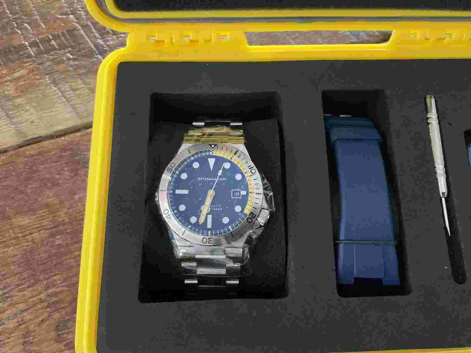 Men’s Spinnaker Watch-Boettger Limited Edition- Midnight Navy