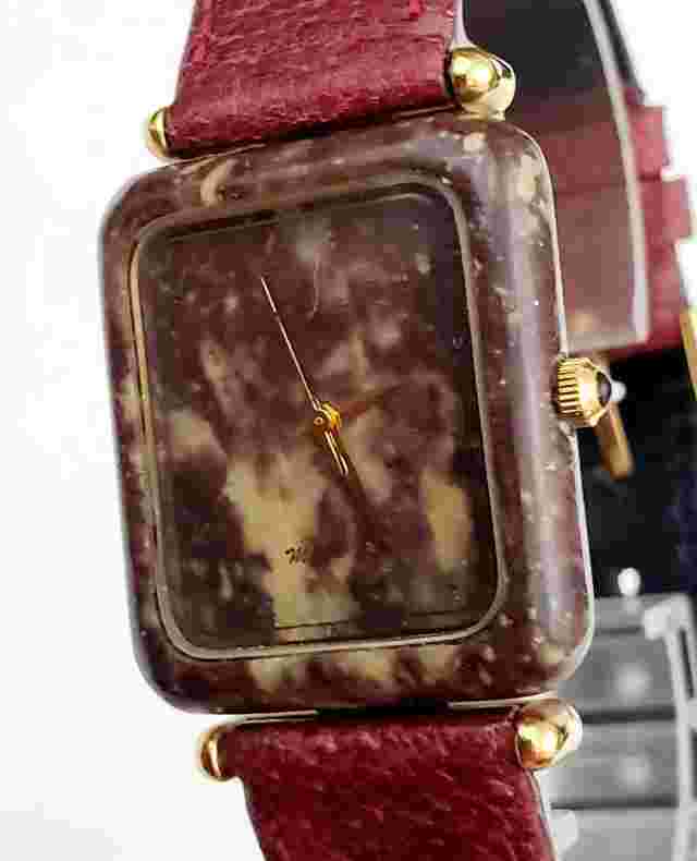 Ultra RARE,UNIQUE Women's GENUINE STONE Watch ETIENNE AIGNER "Marble"