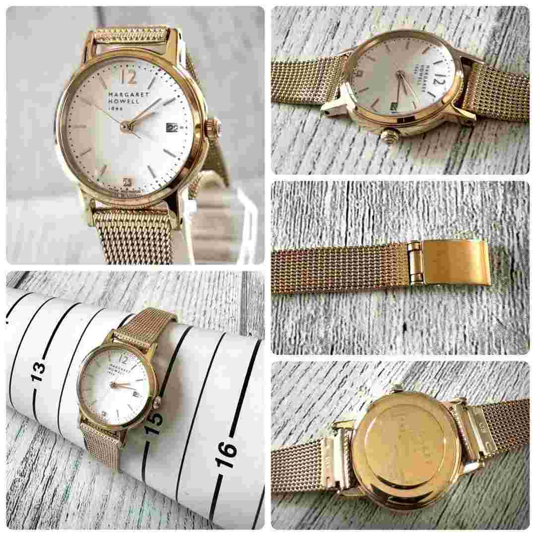 MARGARET HOWELL mint condition used watch round shell