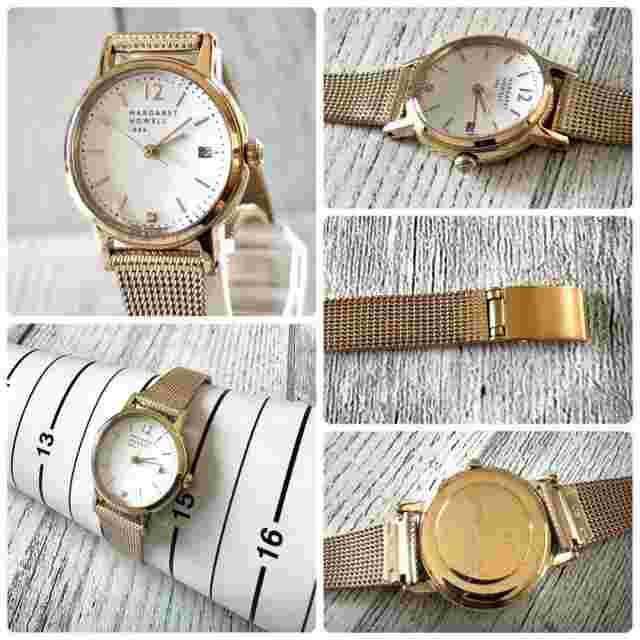 MARGARET HOWELL mint condition used watch round shell