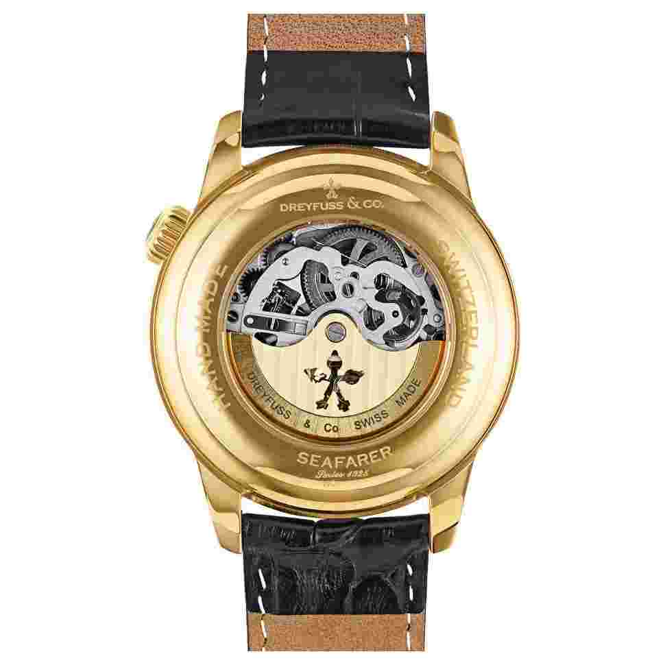 Dreyfuss & Co Men's 1925 Open Heart Automatic 42mm Watch DGS00092-01