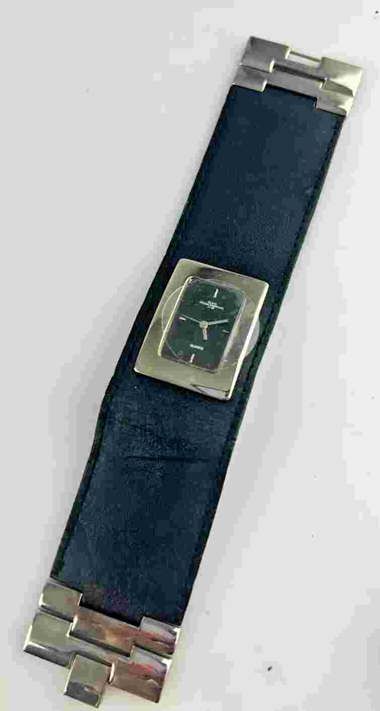 M&M Primo Emporio Quartz Watch For Women 28 Mm Rectangular Shape Used Works