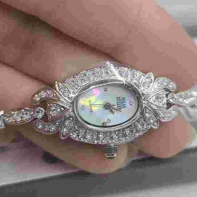 Nolan Miller Watch Bracelet Set Mother Of Pearl