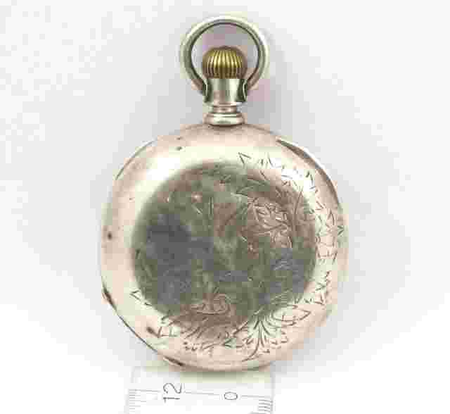 1886 Seth Thomas Watch Co Coin Silver Pocketwatch Open Face Grade :55 No Reserve