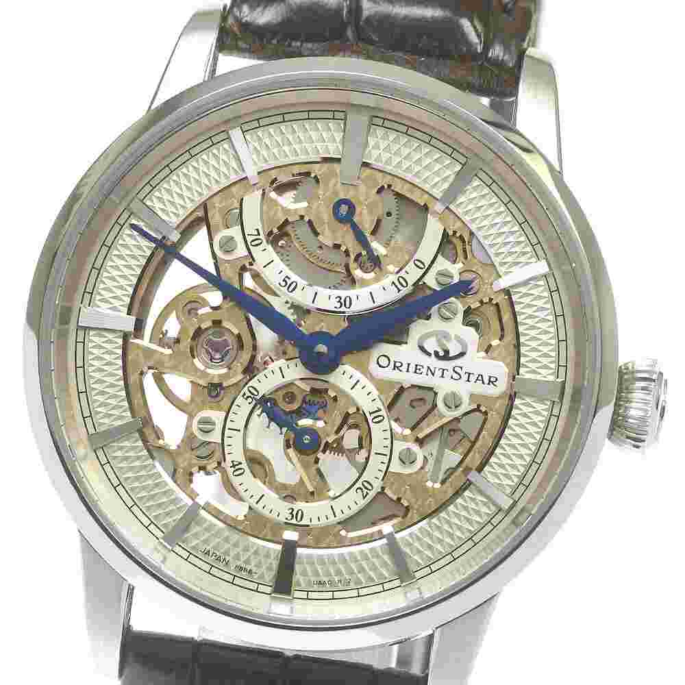 Orient Star Classic RK-AZ0001S Skeleton Hand-wound Men's Wristwatches Rank AB+