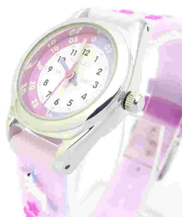Tikkers Lilac Pony Theme Time Teacher 3D Rubber Strap Watch - NTK0025