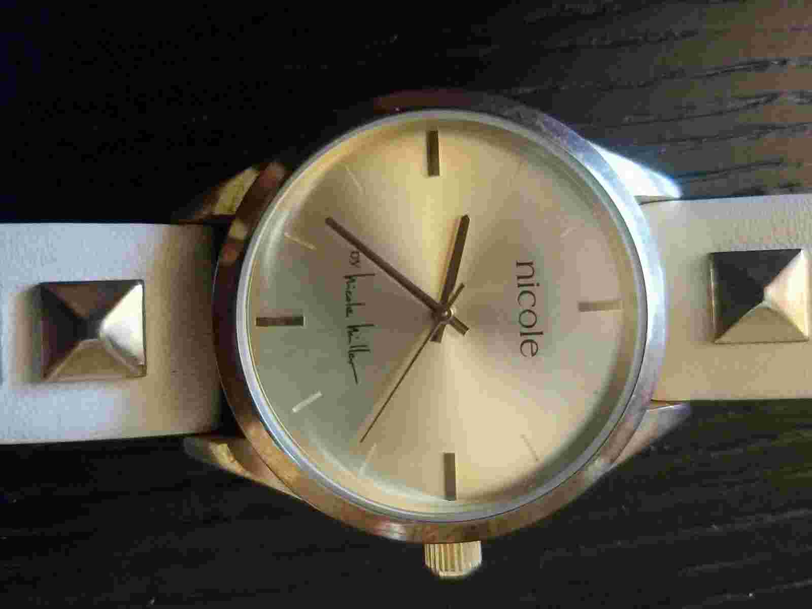 White Nicole MIller Watch