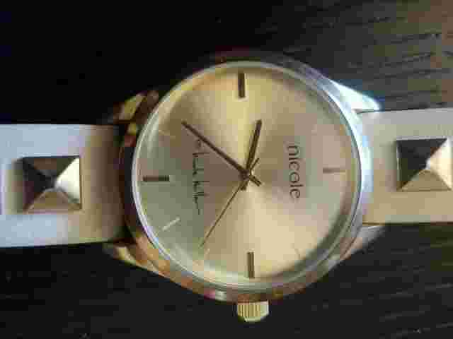 White Nicole MIller Watch