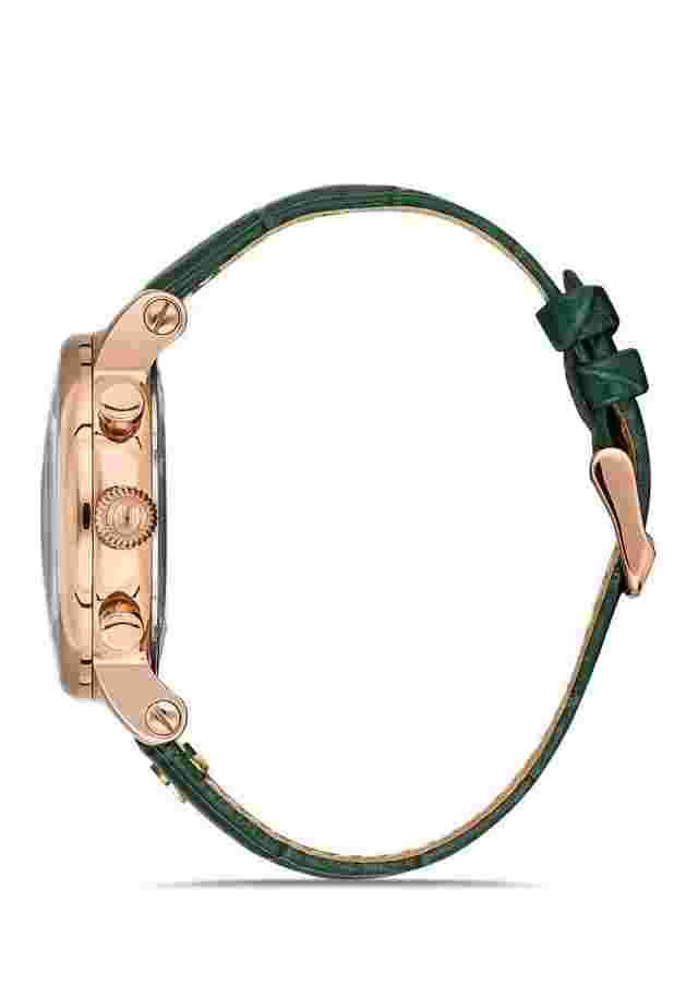 Hislon Men's Watch Moon Phase Sapphire Glass New Timeless Collection Green