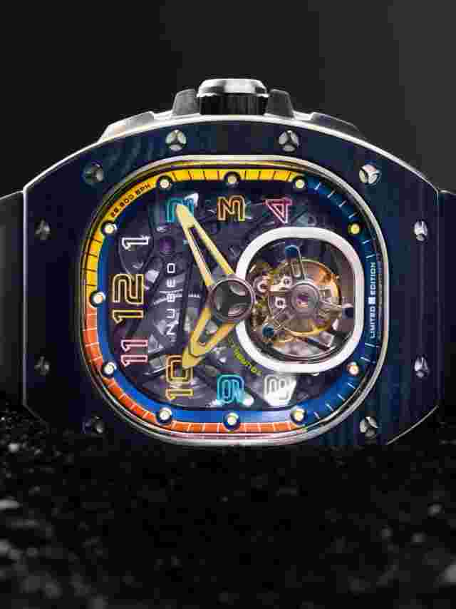 Nubeo NB-6108-04 Mens Watch Viper Tourbillon Limited 43mm 5ATM
