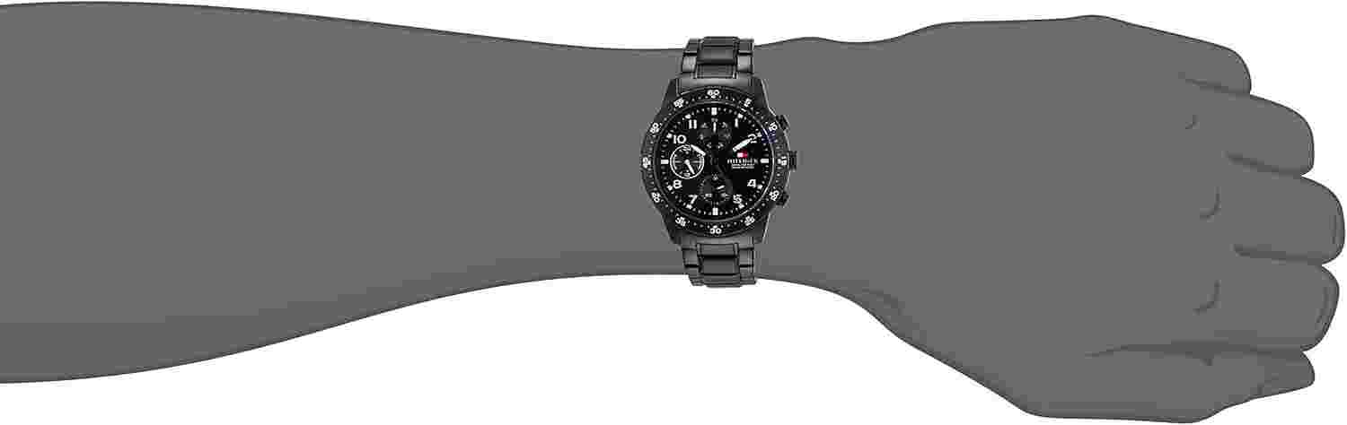Tommy Hilfiger Watch JIMMY Quartz 1791951 Men's Black