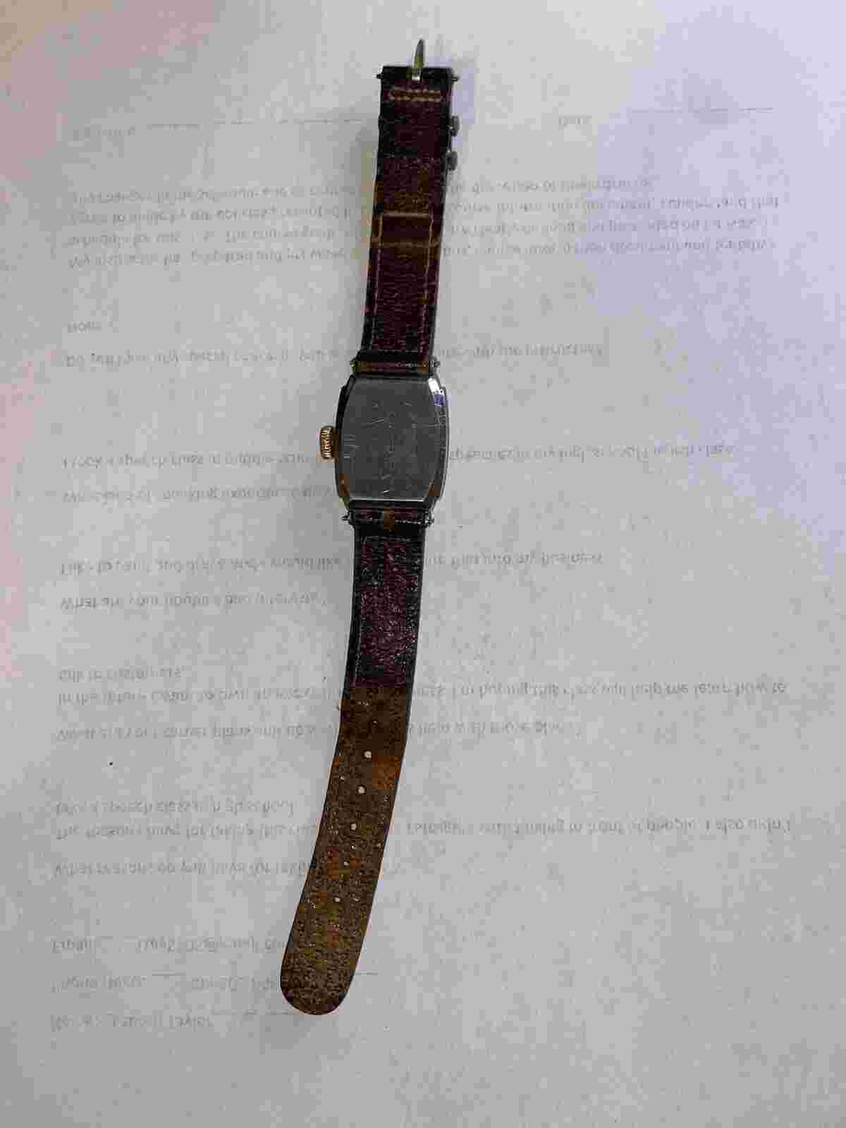 VINTAGE MENS Sentinel Watch For Parts or Repair SEE PICS