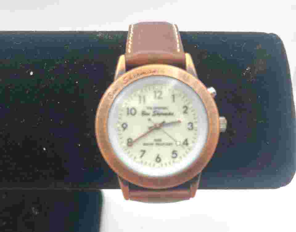 Ben Sherman Wristwatch Water Resistant Brown Leather Strap T2750 WJ1