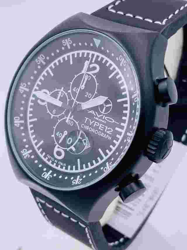 Avio Milano Watch Aluminum Made In Italy 6457KKWP29 50Mm Discounted New