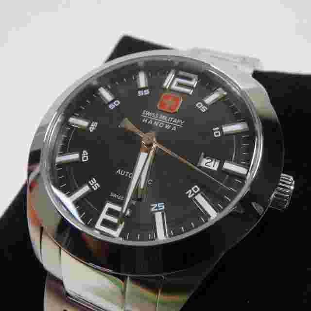 NIB Swiss Military Hanowa Pegasus Automatic Watch 5-1585.7.04.007 Never Worn