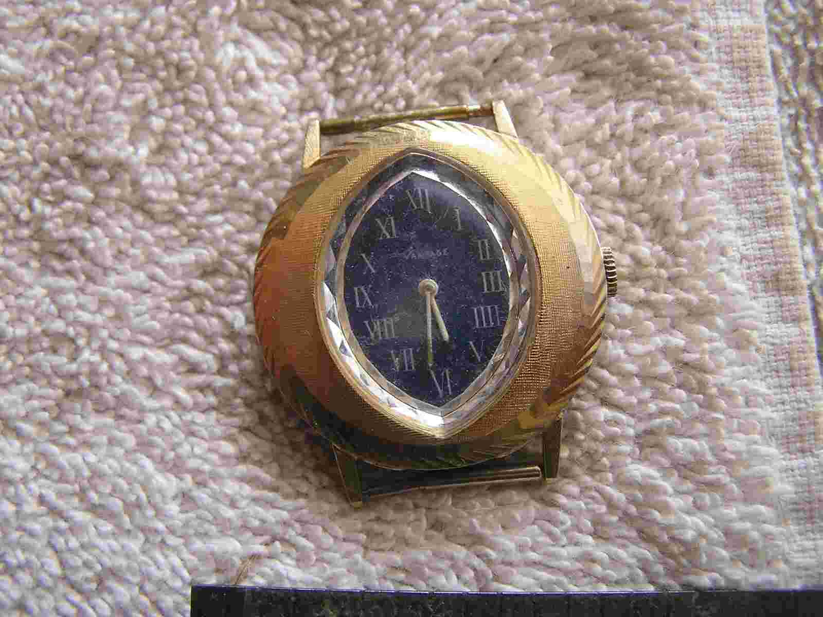 Vintage Dark Blue Dial  Vantage Watch