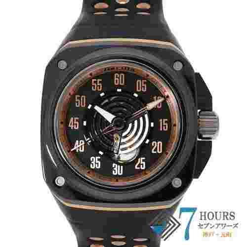 Gorilla Watch Fastback GT Bandit Black Ceramic Titanium Rubber Automatic