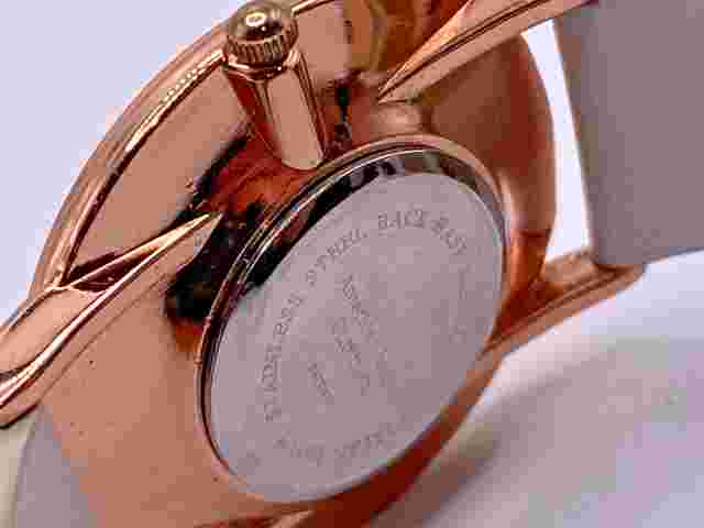 Vintage American Eagle MOP Look Rose Gold Tone Wristwatch