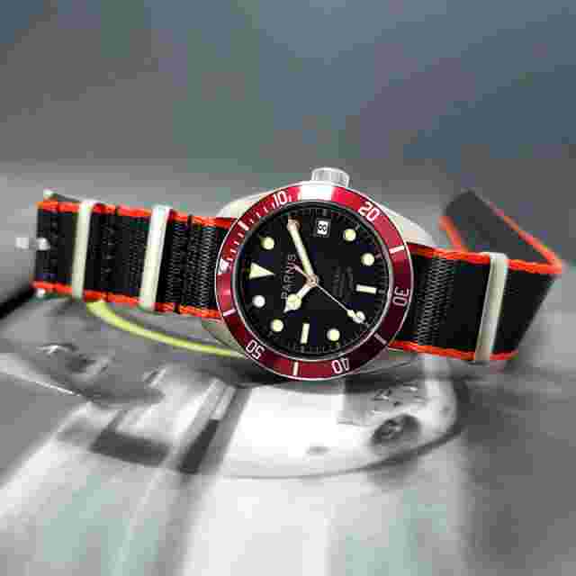 41mm PA6050 21 Jewels Miyota Automatic Men Watch Sapphire 10 ATM Water Resistant