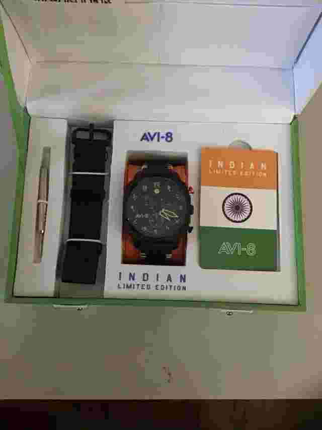 AVI-8 Hawker Hunter Indian Air Force  Retrograde Chronograph ￼￼
