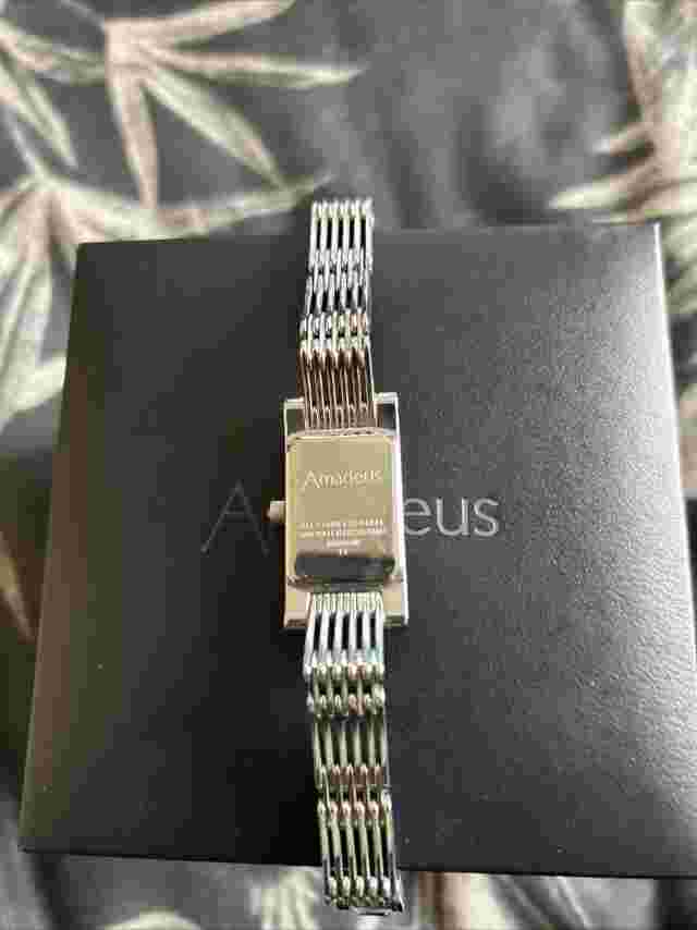 Amadeus Ladies Watch In Original Box. Needs New Battery