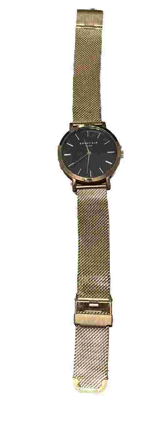 New Gent's ROSEFIELD "Mercer Black" Quartz Watch (RF36-M-07714)