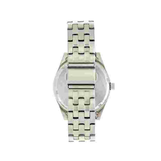 Elevon Gann Men's Black Dial Silver Bracelet Watch with Day Date ELE106-2
