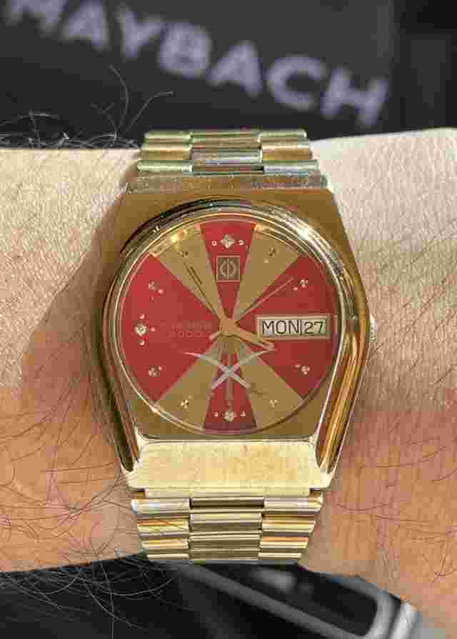 CANDINO SWISS SAUDI ARABIA GOLD PLATED *DHL