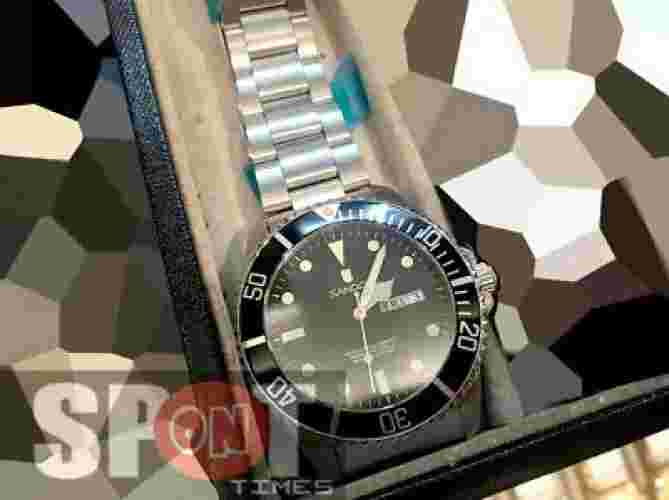 Sandoz 25 Jewels Pesi Dial 100m Diving Automatic Men's Watch 90930D-77-242