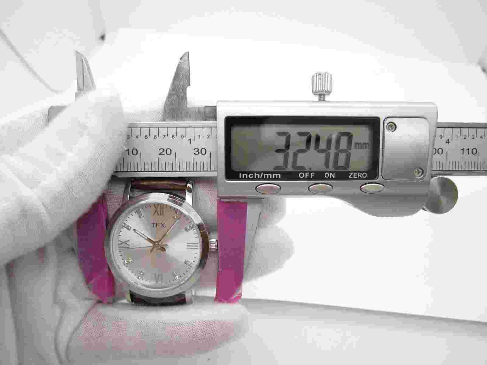 Women TFX by Bulova Quartz WR Analog 32mm Dial Causal Round Watch (F655)