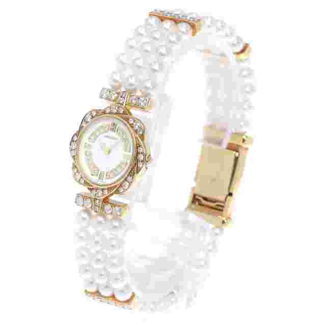 Mikimoto triple pearl watch watch women TO183086