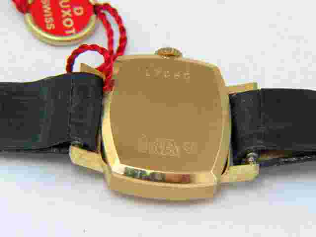 Solid Gold 18K 750 watch Uhr NOS Vintage SwissMade Duxot New