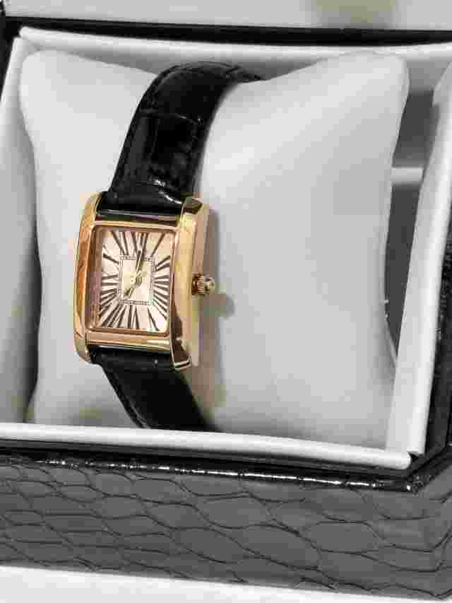 Bronzo Italia  Bronze Case Women's Watch w/Leather Strap - New Batt Swiss parts