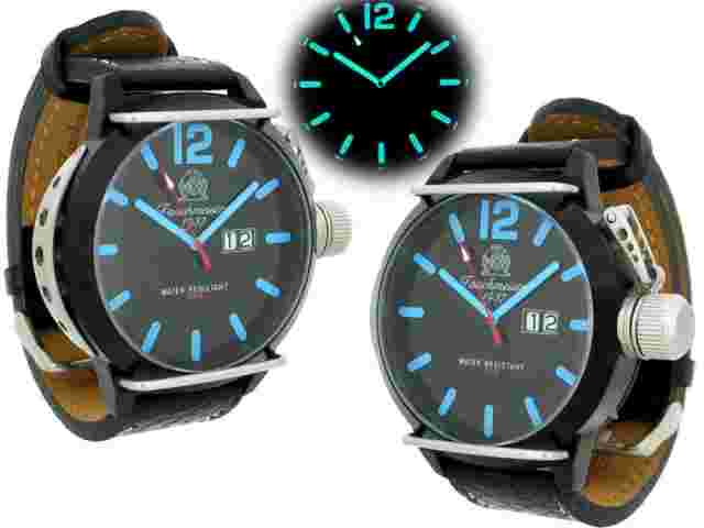 German SWISS BIG-DATE Crown Protecting system T0168