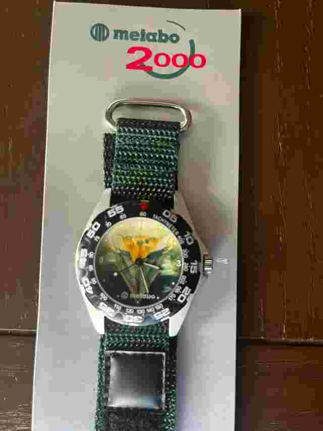 Metabo limited edition watch with fabric strap