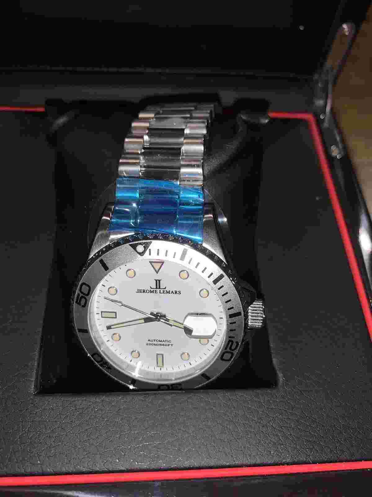 Jerome Lemars Rodin Blanc/Acier Mens Watch - Brand New