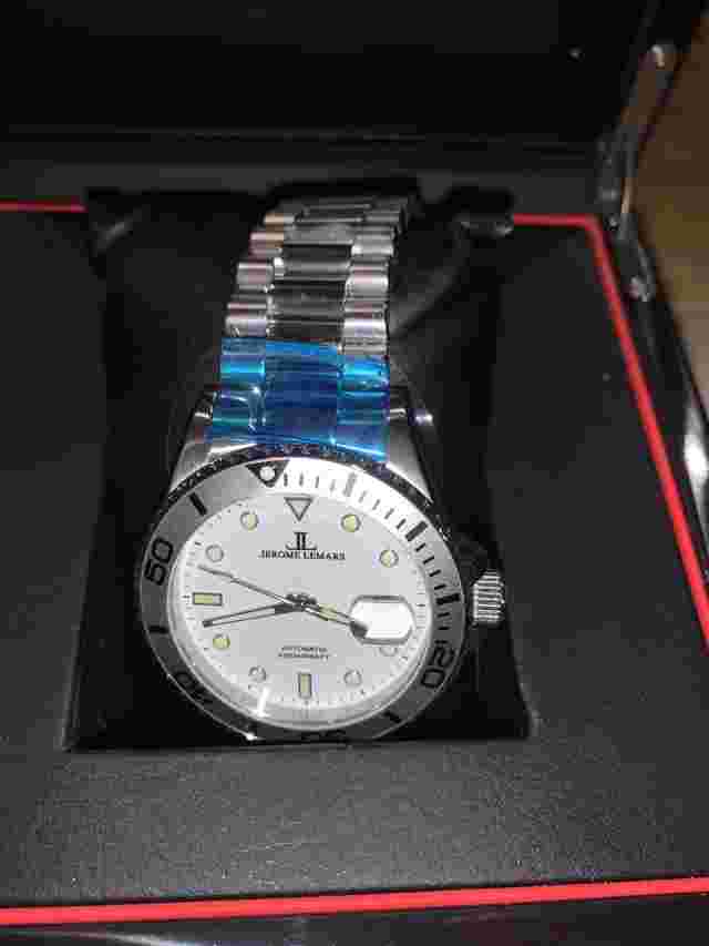 Jerome Lemars Rodin Blanc/Acier Mens Watch - Brand New