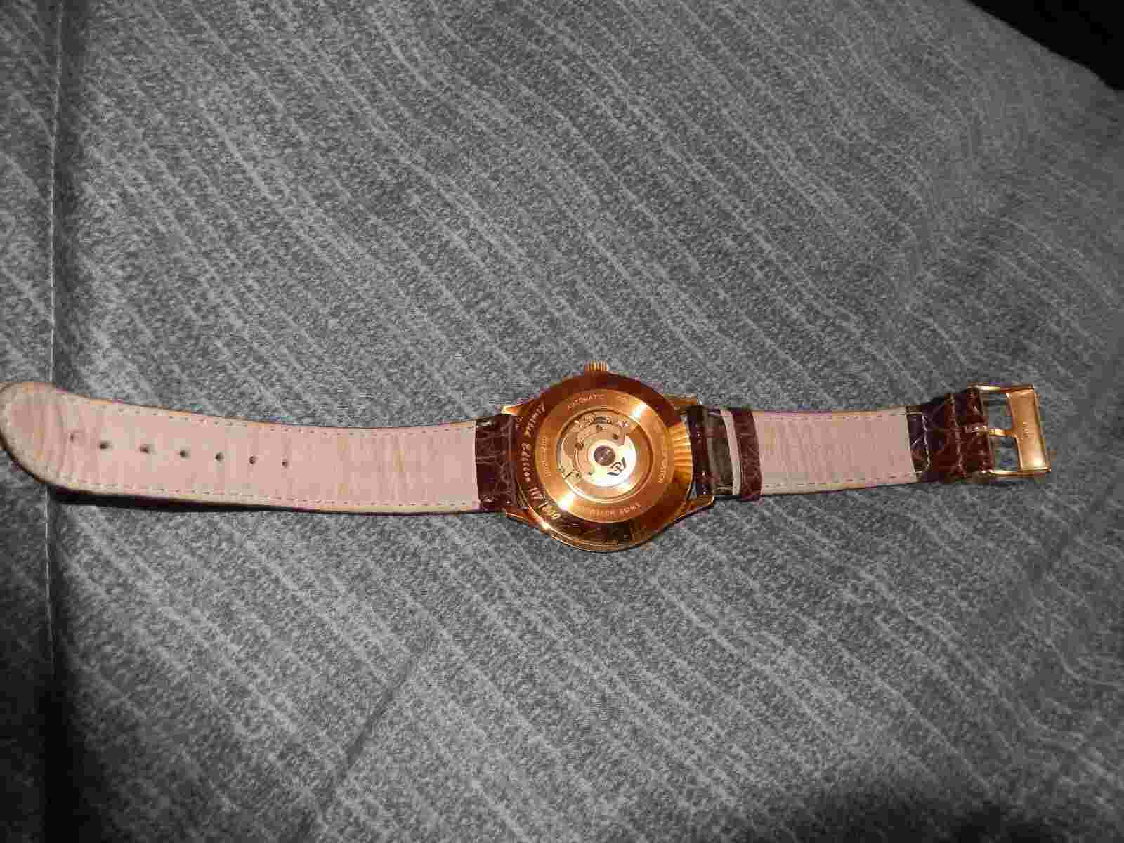 Philip Men's Limited Edition (# 117 of 200) 18K Automatic Crocodile Strap Watch