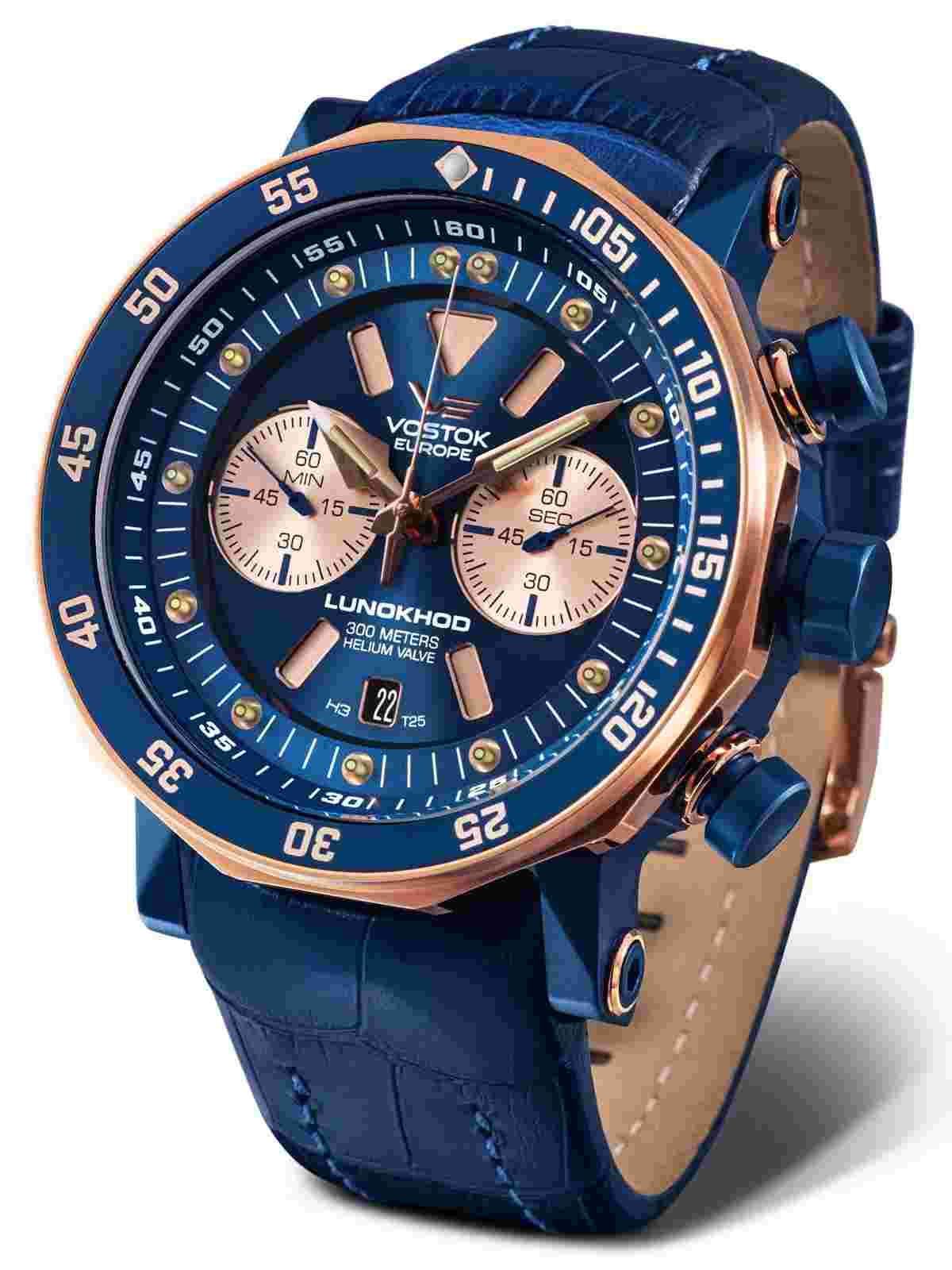Vostok-Europe LUNOKHOD 2 GRAND CHRONO Mens Watch 6S21-620E631
