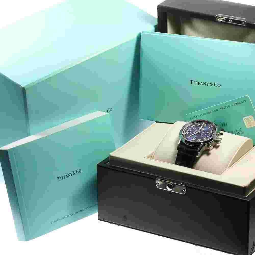 TIFFANY&Co. ref.34668396 CT60 Chronograph Men's Watch From Japan G0827