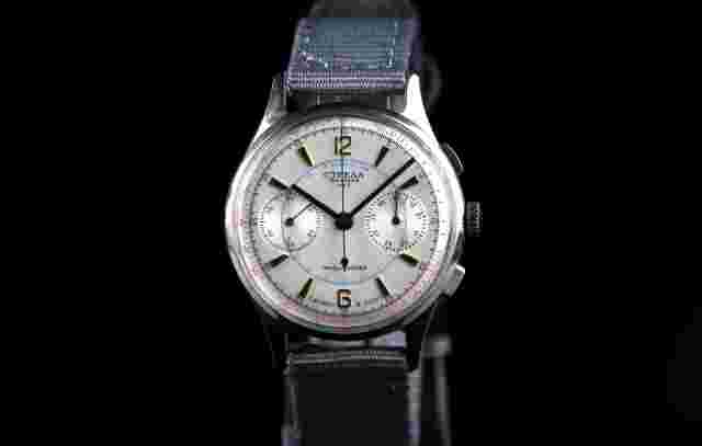 Soviet vintage men's mechanical wristwatch  Chronograph STRELA (1 MCHZ Kirov)