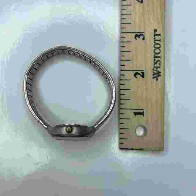 E Carriage Two Tone Ladies Stretch MM Retro Stainless Untested