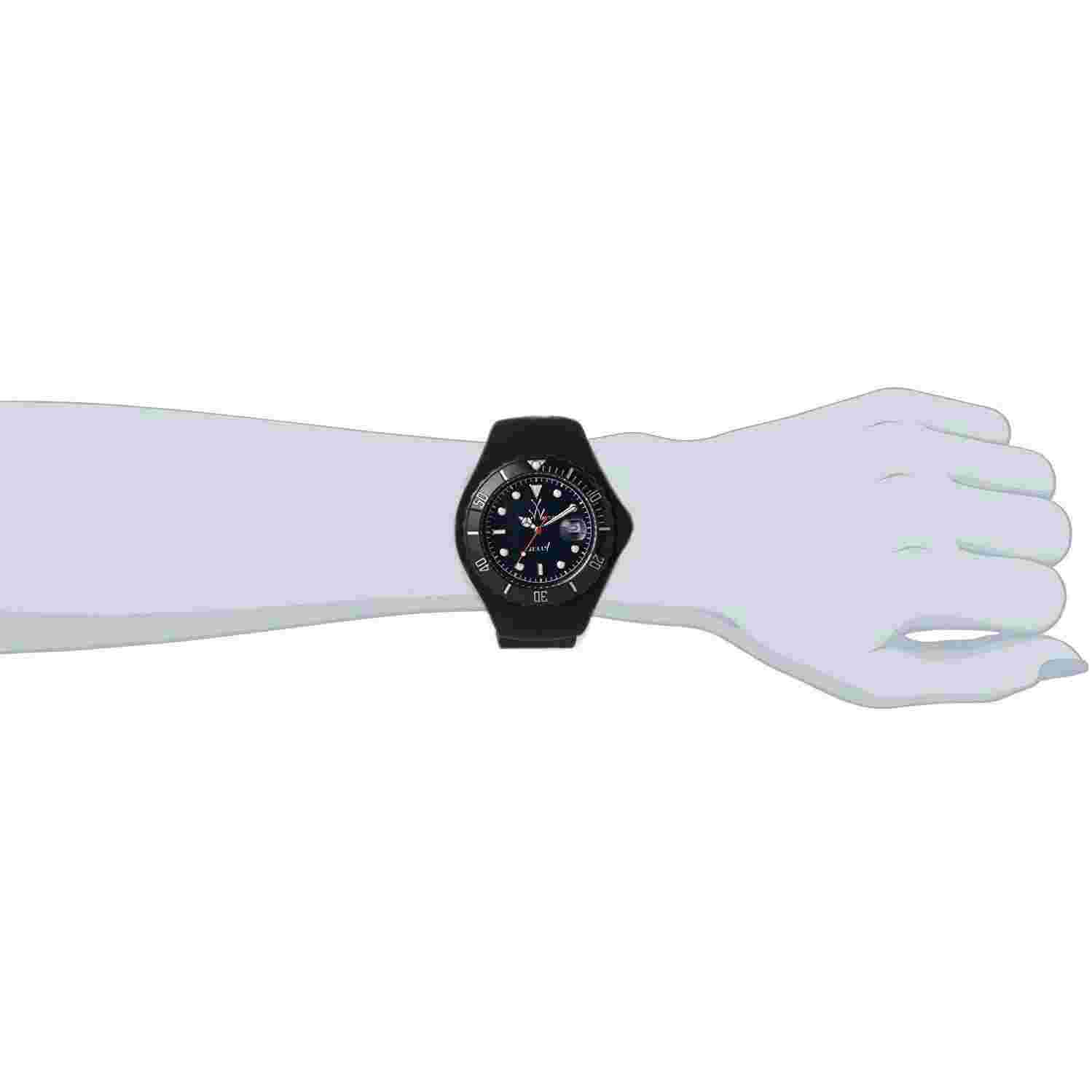 Jelly Black Dial Rubber Strap Unisex Watch JY19DB Watch Quartz