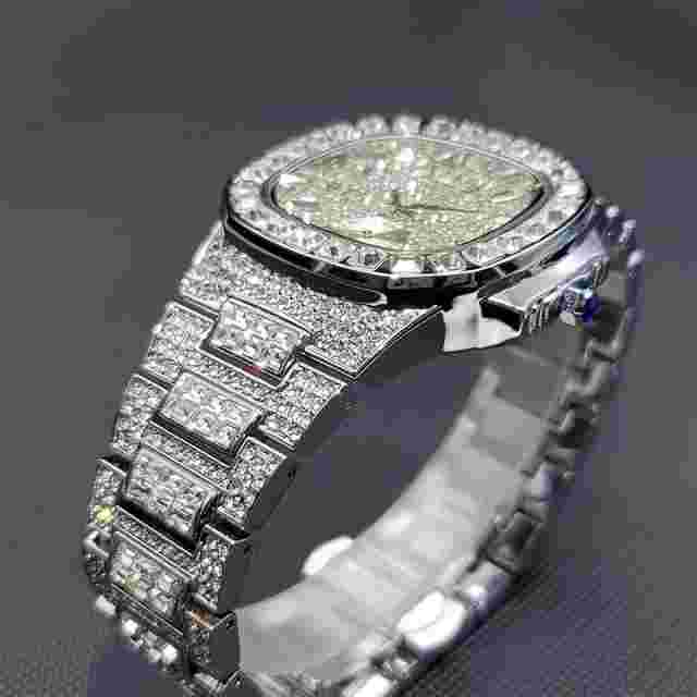 Reloj Digital Deportivo de Hombres con Pulsera en Oro 18K Relojes Para Hombres