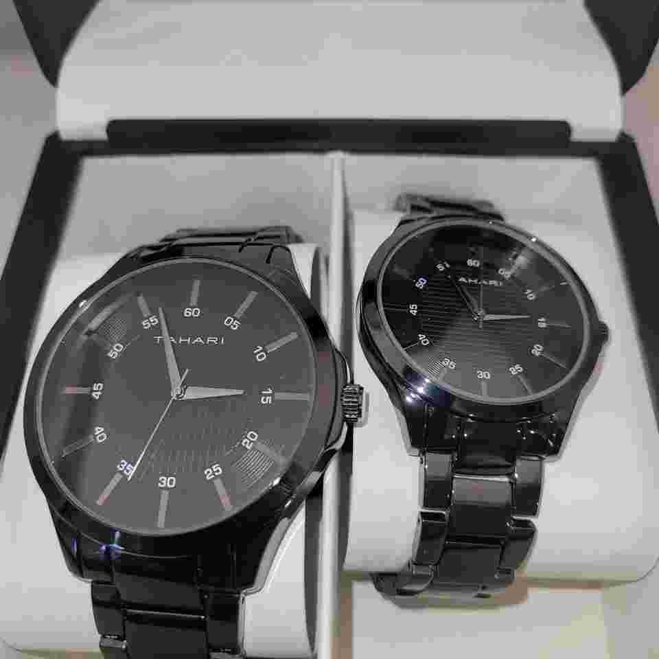 Tahari Watch Set Men & Womens