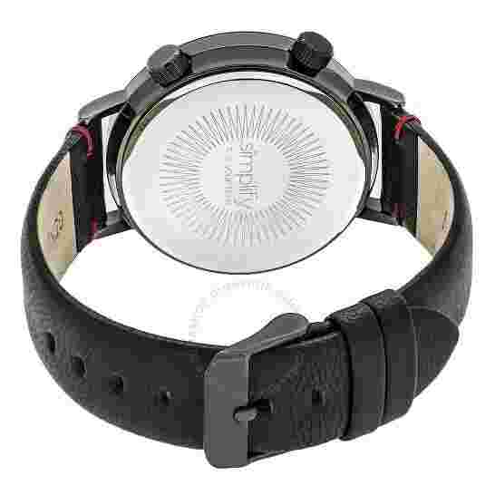 SIMPLIFYThe 3300 Black Dial Black Leather Watch SIM3306