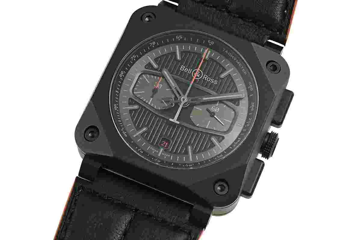BELLandROSS BLACKTRACK LIMITED EDITION BR0394-BTR-CE/SCA AUTOMATIC WATCH