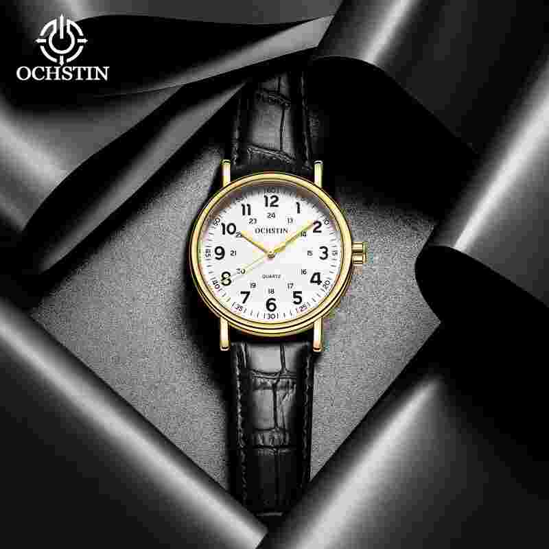 Men's Quartz Watch - Waterproof Chronograph Wristwatch LK733724287455