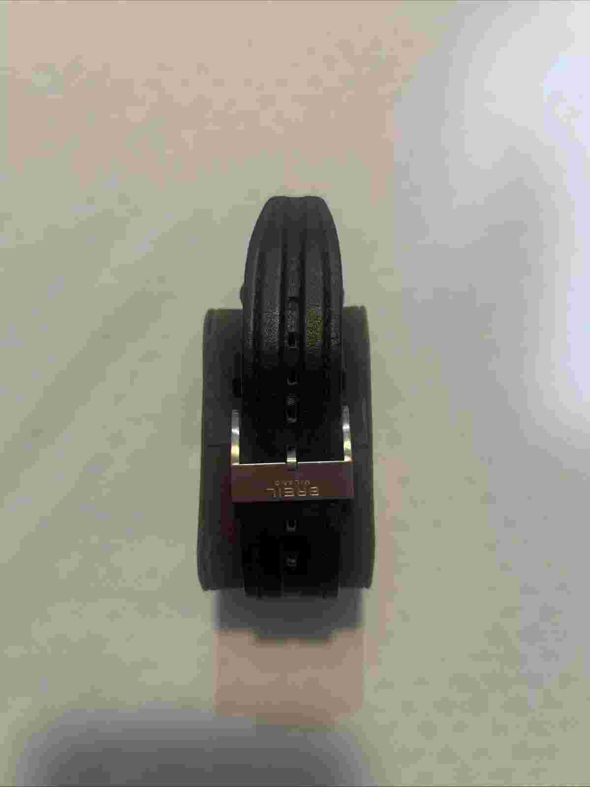 Breil Milano BW0414 Eros Chronograph Black Leather Gunmetal StainlessSteel Watch