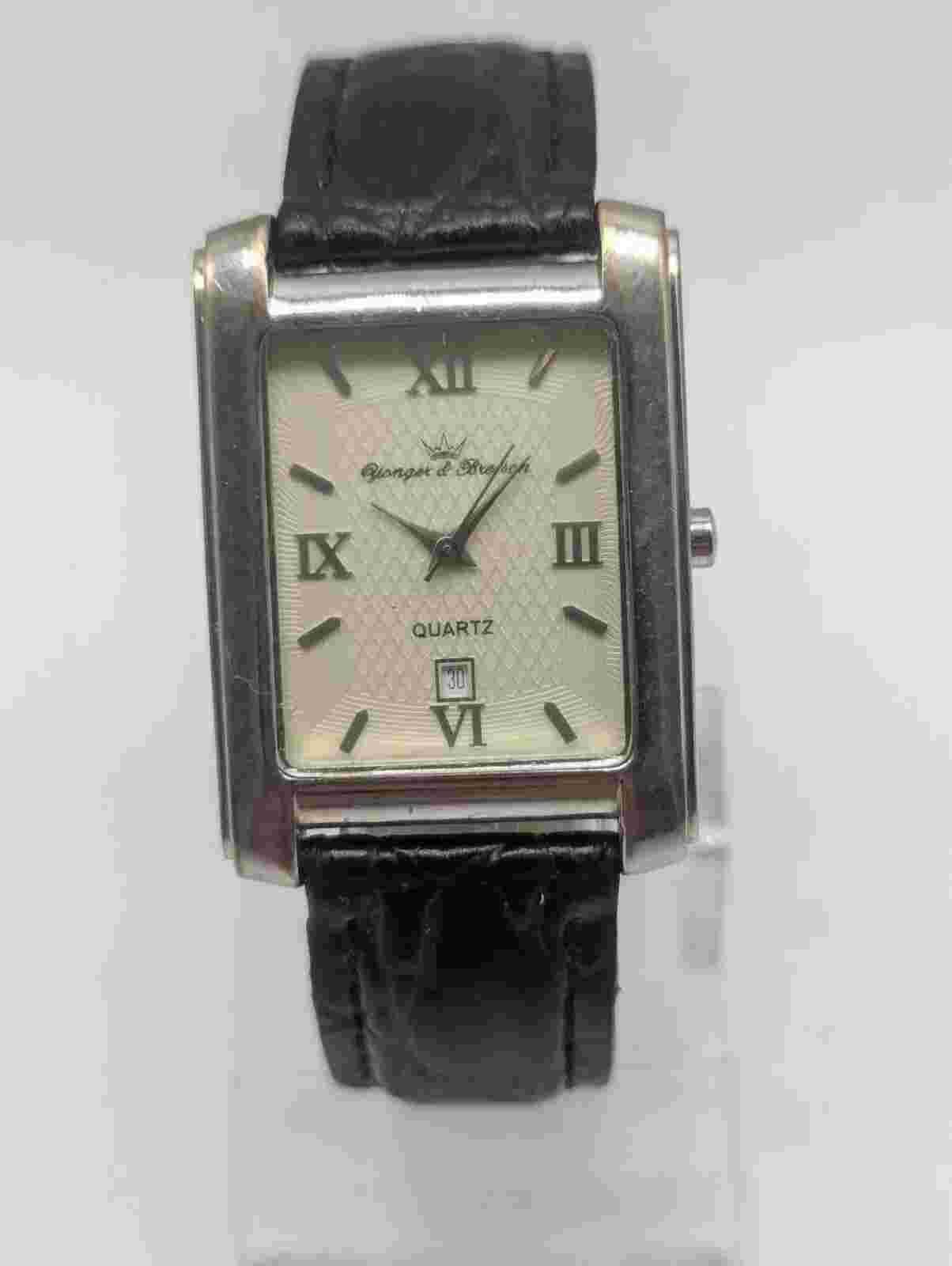 Yonger And Bresson Watch, Quartz, Date At 6 O'Clock